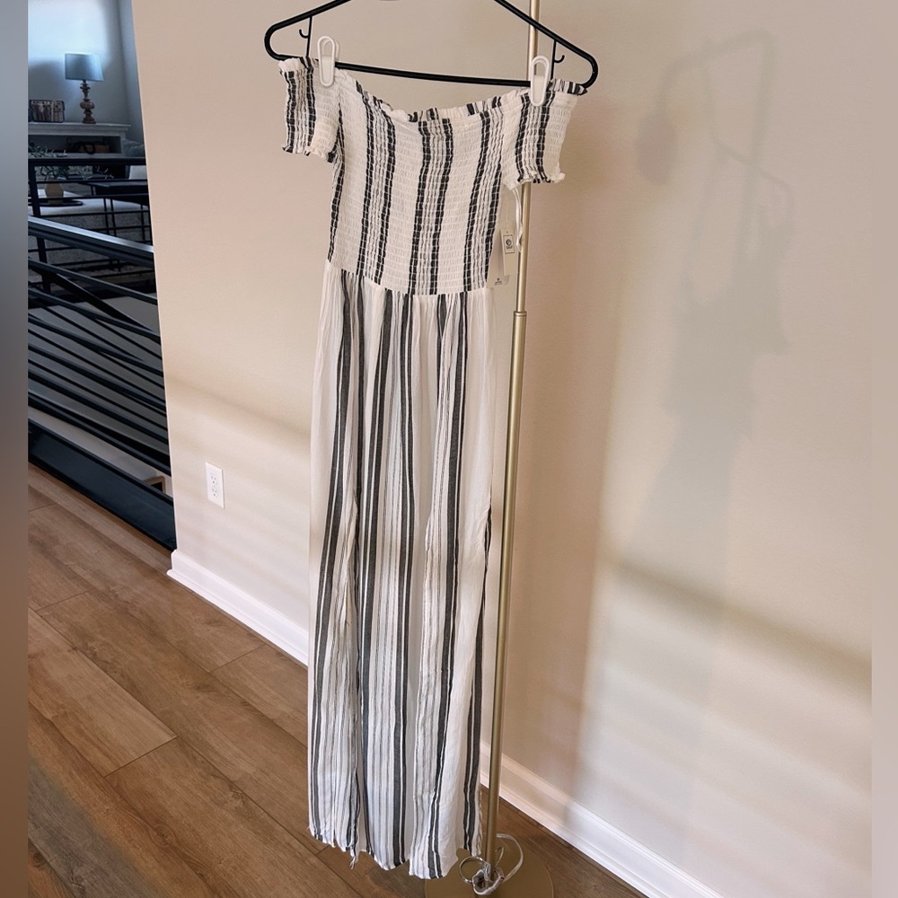 RIP Curl Off-the-Shoulder Maxi Dress